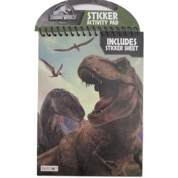 Jurassic T-Shirt Jogger Pants Sticker Activity Pad & Gift Bag NEW size 7 - Picture 2 of 5